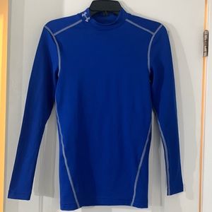 Mens small Under Armour cold gear,- royal blue